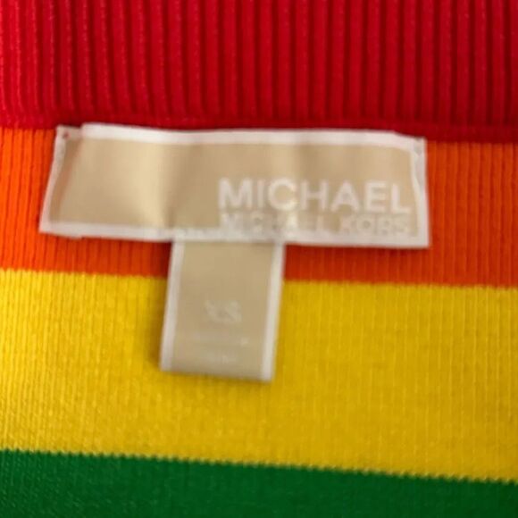 Rainbow-Striped Pencil Skirt - Picture 4 of 6